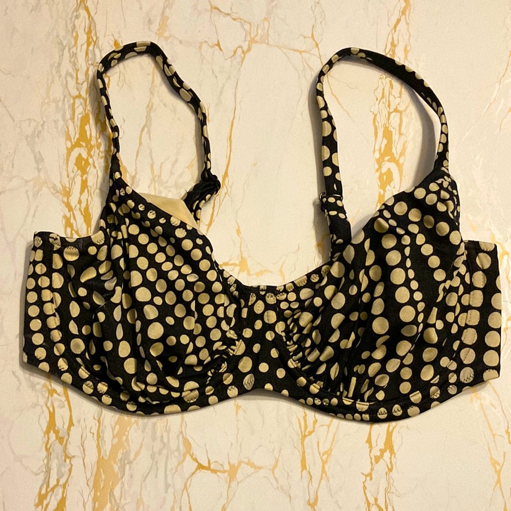 Fantasie Black and Tan Bikini 36E new without tags
